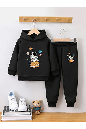 Astronot Premium 3. İplik Compact Sweatshirt & Eşofman Takımı - 2 Parça Spor Takım