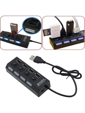 Gabble GAB-UAP430 4 Port Usb 3.0 Hub Çoğaltıcı Switch Splitter Çoklama Cihaz Aygıt Bağlantı Klavye Mouse Flash