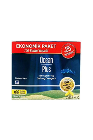 Ocean Plus 1200 mg 50+50 Softjel - 1 Alana 1 Bedava