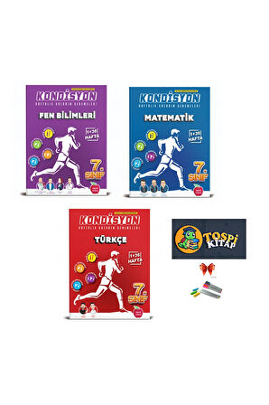 YENİ----7.SINIF KONDİSYON +FEN BİLİMLERİ + TÜRKÇE + MATEMATİK DENEMESİ 37 HAFTA