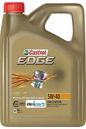 Edge 5w-40 4lt 2024 Üretim