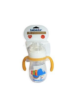 Yumuşak Uçlu Kulplu Bardak 270ml Kod:7503