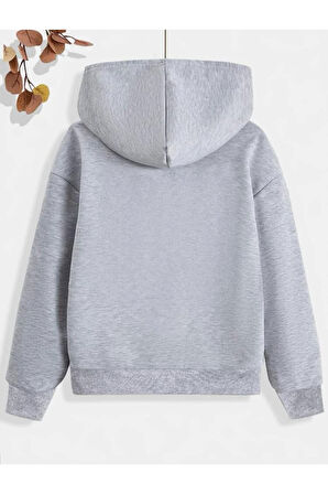 LUNAVISITA Siyah Çift Kombini Ateş Ve Su Baskılı Bisiklet Yaka Sweatshirt