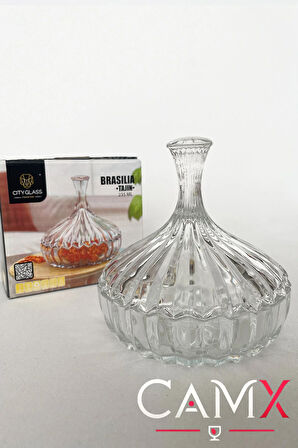 Brasilia 3 ADET Hurmalık  Kristal Şık Tasarım Şekerlik