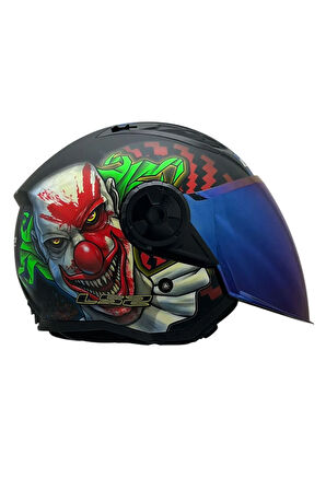 AIRFLOW 2 HAPPY DREAMS KASK SİYAH CAM