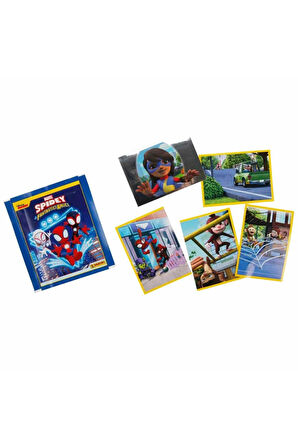 Lisanslı Spidey Mega Başlangıç Paketi Album+10 Paket(50 Stickers) Çıkartma