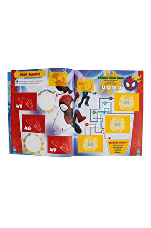 Lisanslı Spidey Mega Başlangıç Paketi Album+10 Paket(50 Stickers) Çıkartma