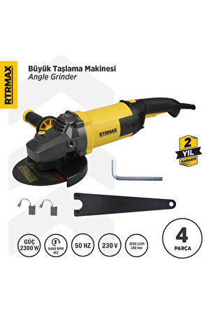 Rtm1180 Büyük Taşlama Makinası 180 Mm 2300 W