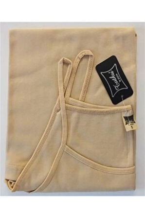 Beyaz Kadın Ip Askılı Ribana 10'lu Paket Atlet( 0135)