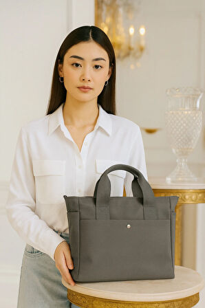 Lüks Çok Gözlü Minimal Tote & Omuz Çantası