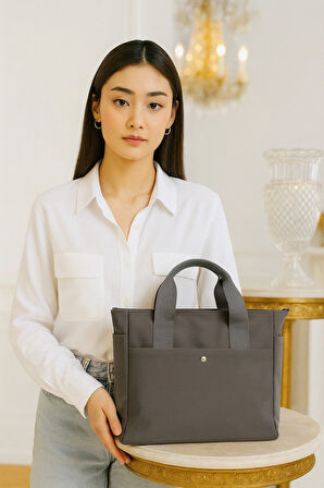 Lüks Çok Gözlü Minimal Tote & Omuz Çantası