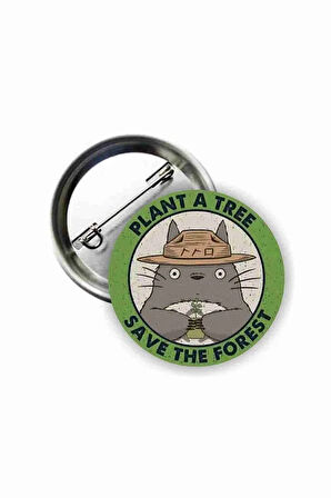 Totoro Anime Buton Rozet