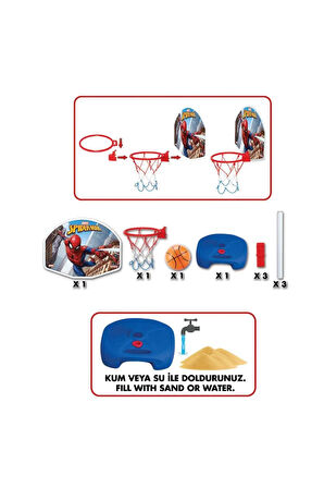 SPIDERMAN AYAKLI BASKETBOL SET