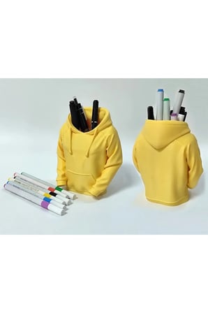 Kapüşonlu Kalemlik | 3D Baskı Figür | Dekoratif & Eğlenceli Masa Üstü Organizer