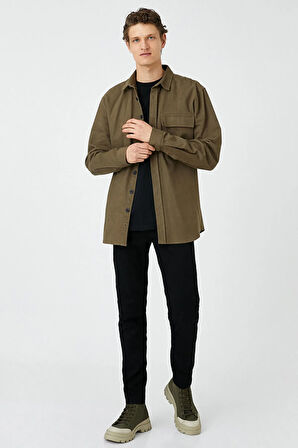 Erkek Siyah Jean Pantolon - 4wam40239nd