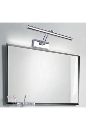 Modern Duvar Led Aplik Banyo Tablo Aydınlatma Kuğu Pelikan Aplik Krom Gün Işığı Samsung Ledli Aplik