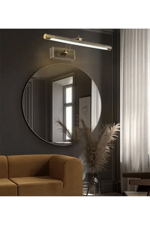 Modern Duvar Led Aplik Banyo Tablo Aydınlatma Kuğu Pelikan Aplik Krom Gün Işığı Samsung Ledli Aplik