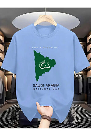 Saudi Arabia Baskılı Oversize Tshirt
