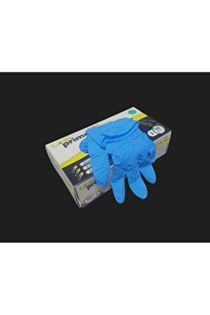 Nitril Muayene Eldiveni Pudrasız Mavi --- S Beden --- 100'lü Paket