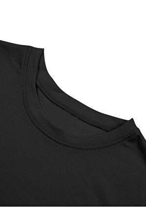 Unisex Dağ Baskılı Oversize T-shirt