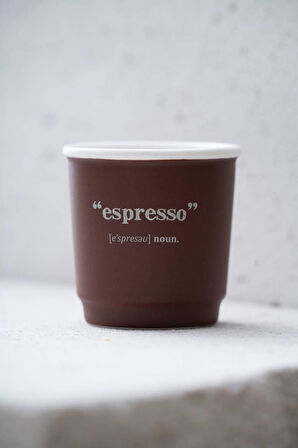Acar Blush Espresso Fincanı Bordo 90ml