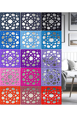 Lazer Kesim Sarkıt Paravan Seperatör, Panel Levha Seti Dekorasyon Ahşap ham boyanabilir paravan