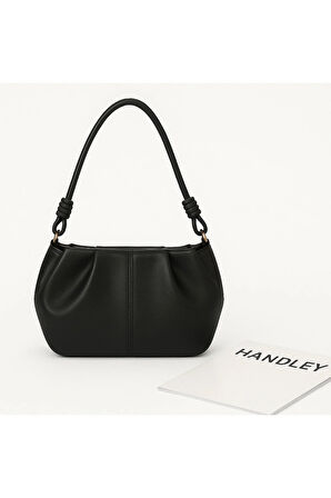 Lüks Pile Detaylı Omuz Çantası