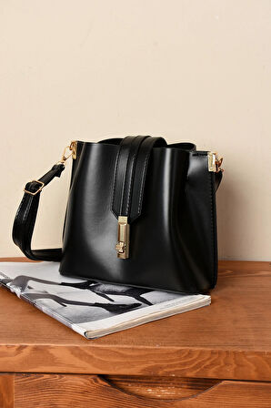 Kadın 3 Bölmeli Elden Tutmalı Omuzdan Asmalı Kaliteli Çanta