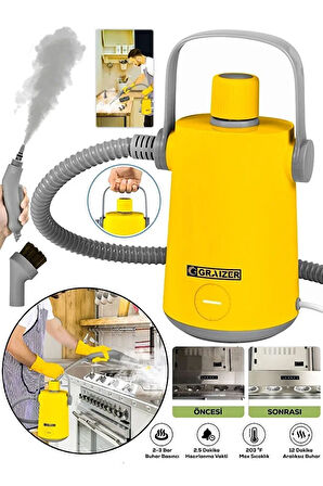 Alman EasyFix Series Profesyonel Buharlı Temizleyici Buharlı Temizlik Makinesi