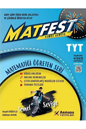 Armada YKS TYT Matematik Matfest Temel Seviye Konu Anlatımlı Soru Bankası Armada Yayınları