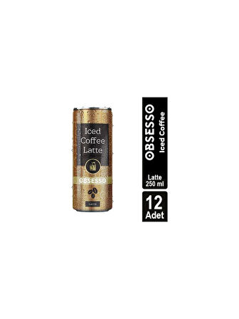 Dımes Obsesso 250Ml Iced Coffee Latte*12 Adet