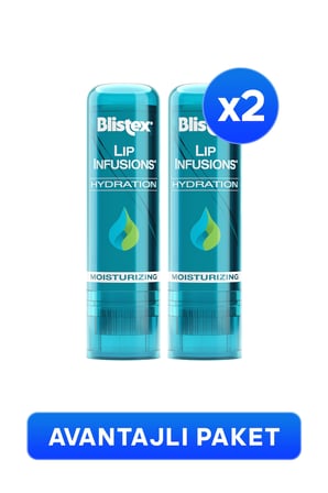 Lip Infusions Hydration - Uzun Süreli Nemlenmeyi Destekleyen Dudak Bakım Kremi X2