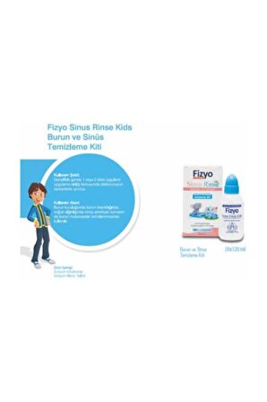 Sinüs Rinse Kids Çocuklar Için 120 ml Burun Ve Sinüs Temizleme Kiti