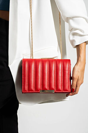 Zincir Askılı Mıknatıslı Omuz Ve El Çantası