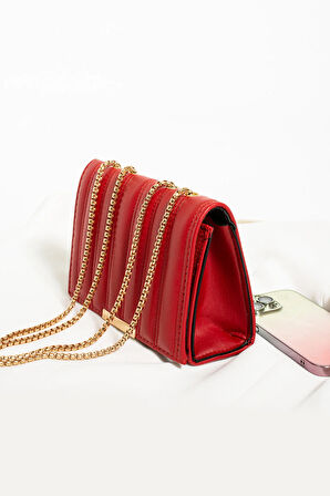 Zincir Askılı Mıknatıslı Omuz Ve El Çantası