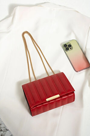 Zincir Askılı Mıknatıslı Omuz Ve El Çantası