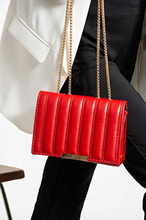 Zincir Askılı Mıknatıslı Omuz Ve El Çantası