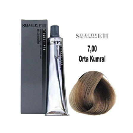 Selective Profesional 7.00 Orta Kumral 60 ml Boya (Oksidansız)