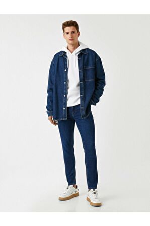 Erkek Jean Pantolon Mavi 2kam43340ld