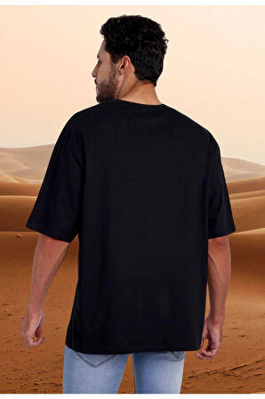 WRSTBHVR Baskılı Oversize Pamuk Tshirt