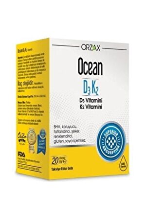 Ocean D3k2 Damla 20 ml