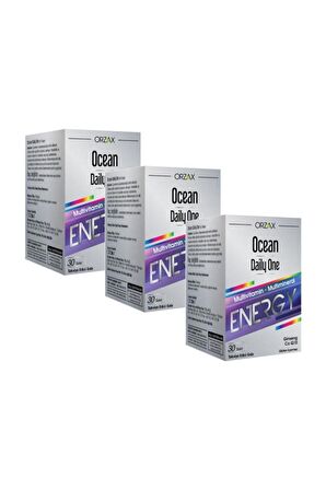 Ocean Daily One Energy 30 Tablet - 3 ADET
