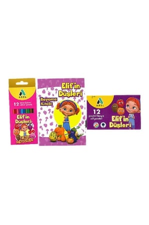 Elif'in Düşleri Boyama Seti