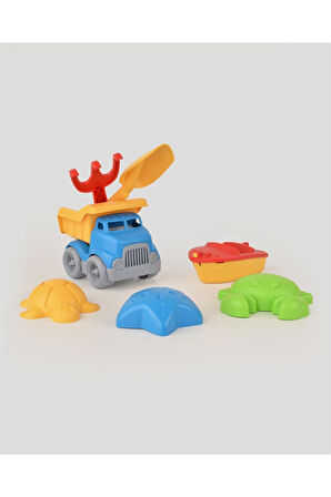 Lc Fileli Oyuncak Kamyon Ve Plaj Seti - 7 Parça