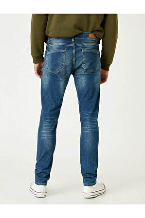 Erkek Jean Pantolon Orta Indigo 2kam43263ld