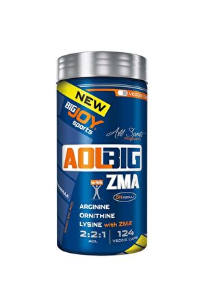 Bigjoy Sports Aolbig Zma 124 Kapsül L-Arjinin, L-Ornitin, L-Lisin