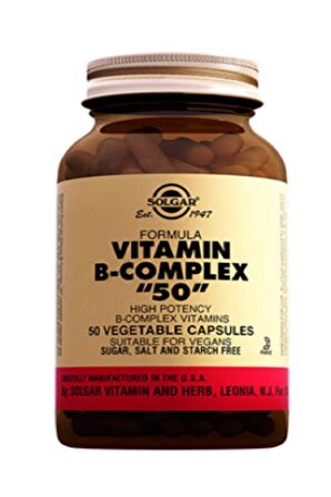 Vitamin B Complex 50 mg 100 Kapsül
