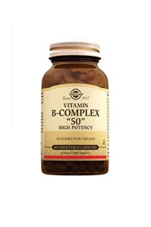 Vitamin B Complex 50 mg 100 Kapsül