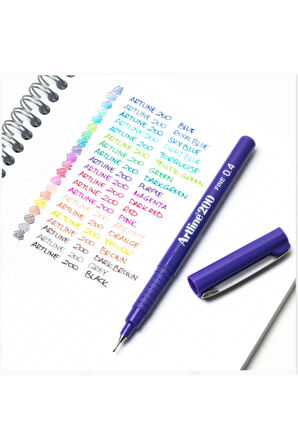 200 Fine 0.4 Fineliner Keçeli Kalem Mavi