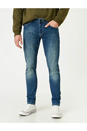 Erkek Jean Pantolon Orta Indigo 2kam43263ld